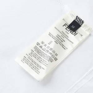 Fendi Women White Cotton T-shirt FY1319AUOBF0H0G