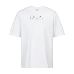 Fendi Women White Cotton T-shirt FY1319AUOBF0H0G