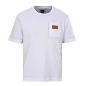 Fendi Women White cotton T-shirt FY0936B05MF0H0G