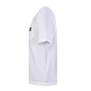 Fendi Women White cotton T-shirt FY0936B05MF0H0G