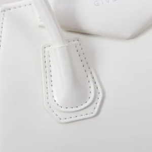 Givenchy Women Small Antigona Bag in Box Leather-White BB5148B2AT