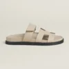 Hermes Unisex Chypre Sandal-Beige Nomade H222299Z32360
