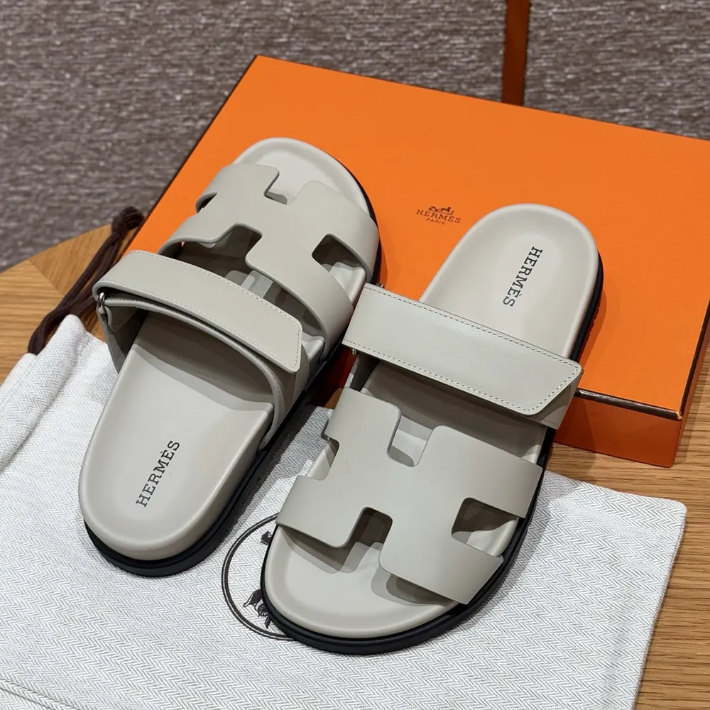 Hermes Unisex Chypre Sandal-Beige Nomade H222299Z32360 4 Hermes Unisex Chypre Sandal-Beige Nomade H222299Z32360