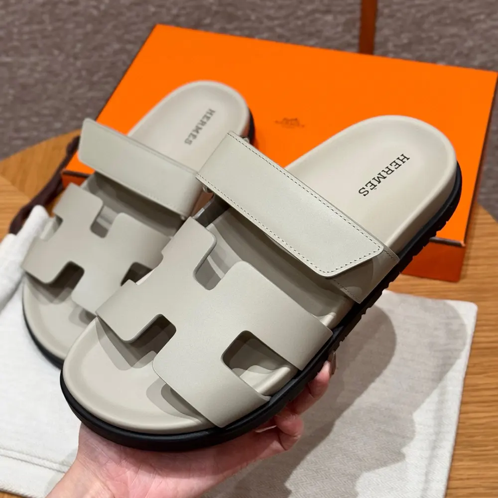Hermes Unisex Chypre Sandal-Beige Nomade H222299Z32360 6 Hermes Unisex Chypre Sandal-Beige Nomade H222299Z32360