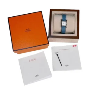 Hermes Women Heure H Watch Small Model 25 mm-Blue W404211WW00