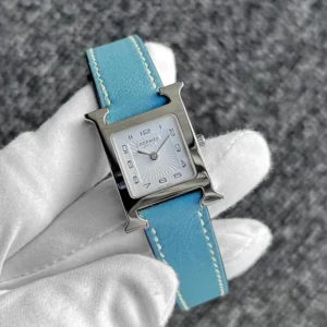 Hermes Women Heure H Watch Small Model 25 mm-Blue W404211WW00