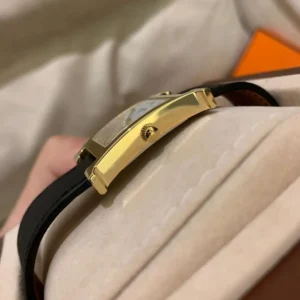 Hermes Women Heure H Watch Mini Model 21 mm-Black W404371WW00