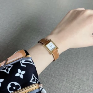 Hermes Women Heure H Watch Mini Model 21 mm-Brown W404370WW00