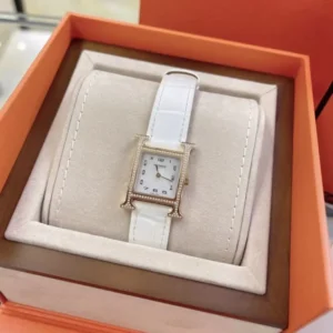 Hermes Women Heure H Watch Mini Model 21 mm-Rose Gold