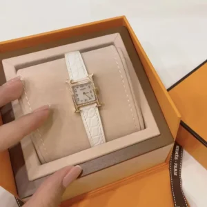 Hermes Women Heure H Watch Mini Model 21 mm-Rose Gold