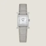 Hermes Women Heure H Watch Mini Model 21 mm-Silver W057239WW00