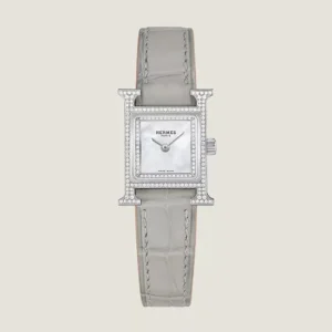 Hermes Women Heure H Watch Mini Model 21 mm-Silver W057239WW00