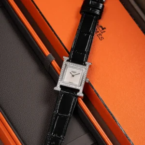 Hermes Women Heure H Watch Mini Model 21 mm-Silver W057239WW00