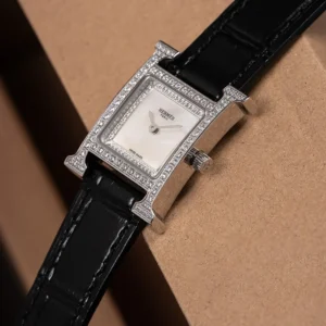 Hermes Women Heure H Watch Mini Model 21 mm-Silver W057239WW00