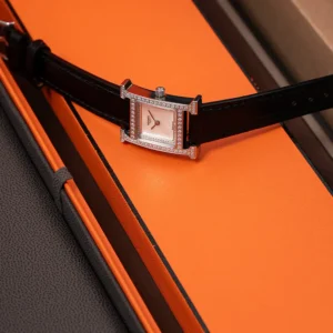 Hermes Women Heure H Watch Mini Model 21 mm-Silver W057239WW00