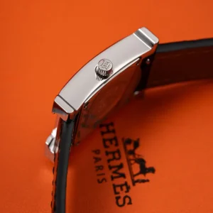 Hermes Women Heure H Watch Mini Model 21 mm-Silver W057239WW00