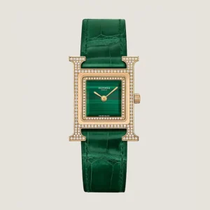 Hermes Women Heure H Watch Small Model 25 mm-Green W054095WW00