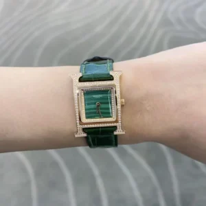 Hermes Women Heure H Watch Small Model 25 mm-Green W054095WW00