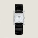 Hermes Women Heure H Watch Small Model 25 mm-Silver W403064WW00