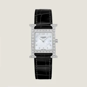 Hermes Women Heure H Watch Small Model 25 mm-Silver W403064WW00