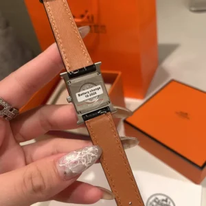 Hermes Women Heure H Watch Small Model 25 mm-Silver W403064WW00