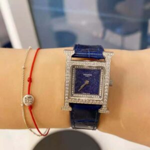 Hermes Women Heure H Watch Small Model Quartz Movement 25 mm-Navy