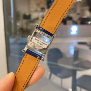 Hermes Women Heure H Watch Small Model Quartz Movement 25 mm-Navy