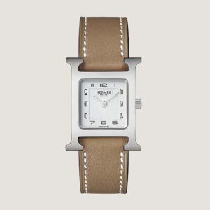 Hermes Women Heure H Watch Small Model Quartz Movement 25 mm in Steel