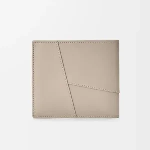 Loewe Unisex Puzzle Bifold Coin Wallet in Classic Calfskin-Corda C510501X14