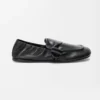 Loewe Women Toggle Loafer in Shiny Smooth Calfskin-Black L815290X20