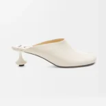Loewe Women Toy Mule in Goatskin-White L814379X28