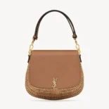 Saint Laurent YSL Women Mini Voltaire Top Handle Bag in Osier 838062GF