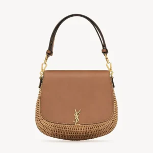 Saint Laurent YSL Women Mini Voltaire Top Handle Bag in Osier 838062GF