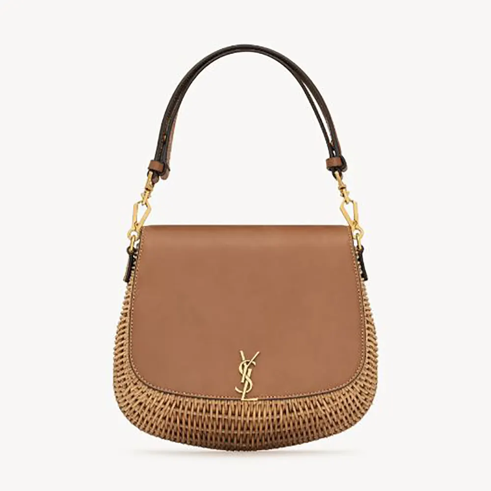 Saint Laurent YSL Women Mini Voltaire Top Handle Bag in Osier 838062GF