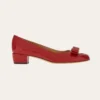 Salvatore Ferragamo Women Vara Pump-Red 01B221591964