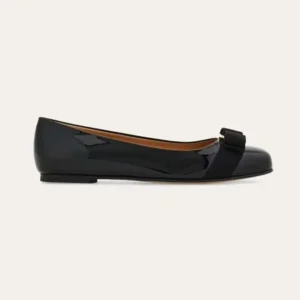Salvatore Ferragamo Women Varina Ballet Flat-Black 01A181574556