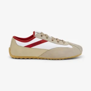 Alexander Mcqueen Unisex Boxe Sneaker in White/Red 868496WI