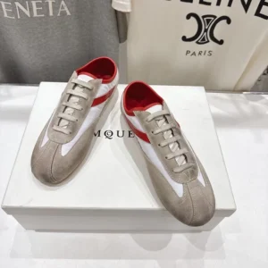 Alexander Mcqueen Unisex Boxe Sneaker in White/Red 868496WI