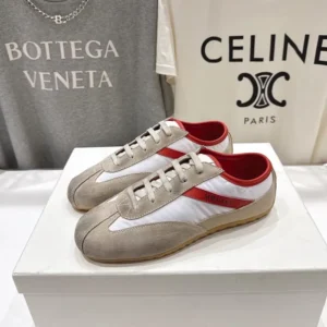 Alexander Mcqueen Unisex Boxe Sneaker in White/Red 868496WI