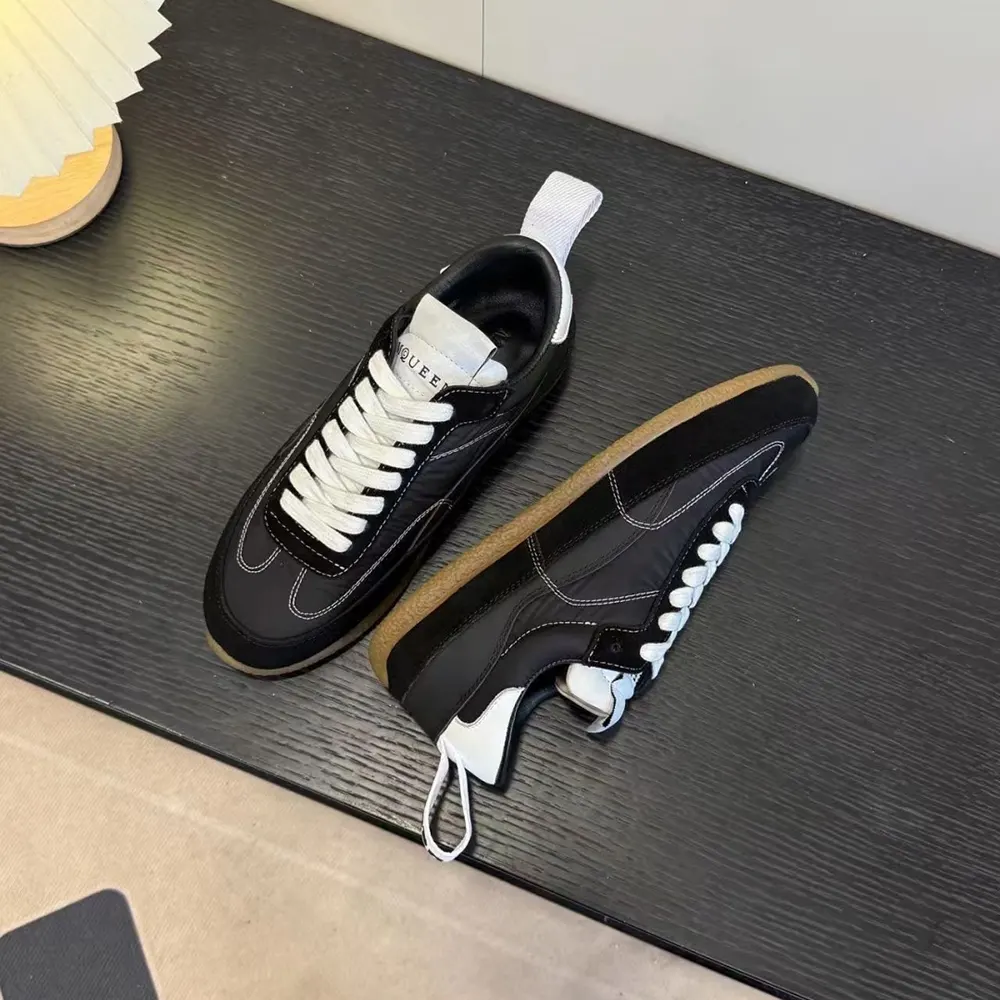 Alexander Mcqueen Unisex EC1 Sneaker in Black/White 854015WIAJN1192 9 Alexander Mcqueen Unisex EC1 Sneaker in Black/White 854015WIAJN1192