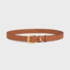 Celine Women Vivienne Belt 25Mm In Natural Calfskin-Tan 45BNN3A78