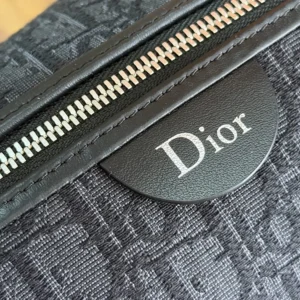Dior Men Jett Pouch Black Dior Oblique Jacquard 2DBCA612YUS