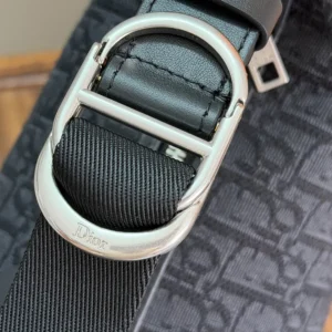 Dior Men Jett Pouch Black Dior Oblique Jacquard 2DBCA612YUS