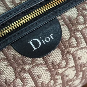 Dior Men Jett Pouch Brown Dior Oblique Jacquard 2DBCA612YUS