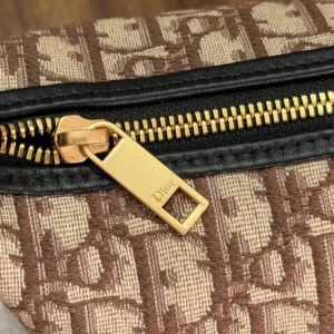 Dior Men Jett Pouch Brown Dior Oblique Jacquard 2DBCA612YUS