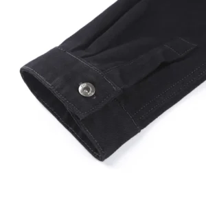 Dior Men Overshirt with Dior Clover Embroidery Black Cotton Twill 683D585A3044