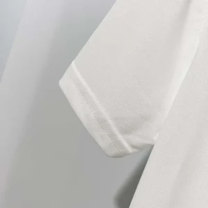 Dior Men Polo Shirt with Dior Clover Embroidery White Cotton Piqué 683J806A3025