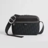 Dior Men Rider Zipped Messenger Bag Black Dior Oblique Jacquard and Black Grained Calfskin