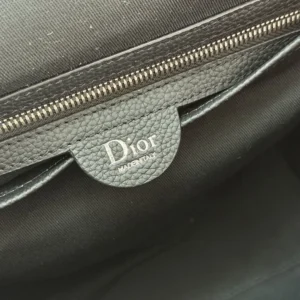 Dior Men Small Dior Jett Messenger Bag with Flap Black Dior Gravity Leather