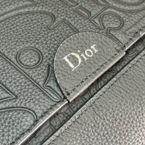 Dior Men Small Dior Jett Messenger Bag with Flap Black Dior Gravity Leather